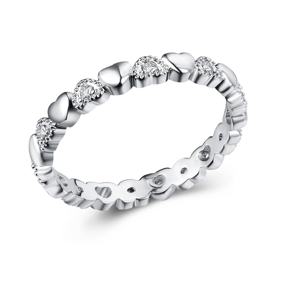 Sparkling Hearts Princess Ring