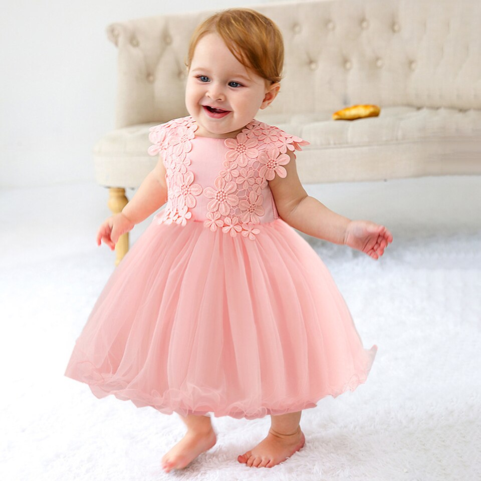 Kleid Prinzessin Baby Rosa Tüll