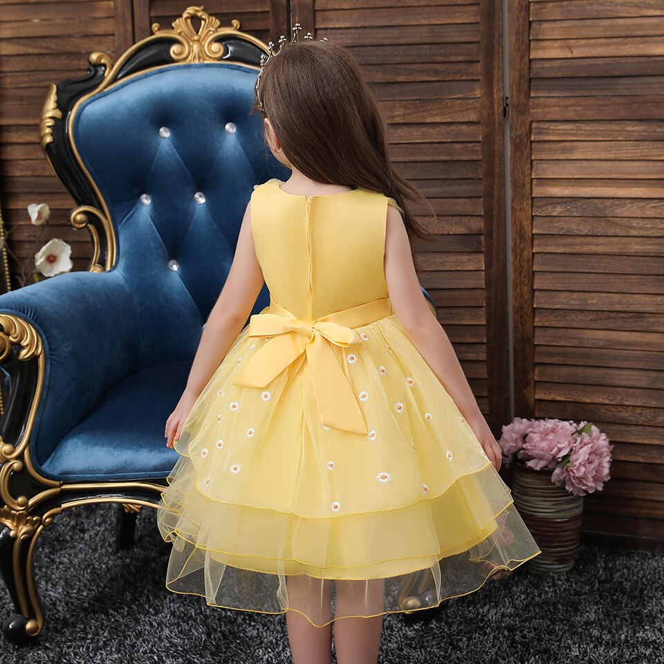 Kleid Prinzessin Gelb Löwenzahn