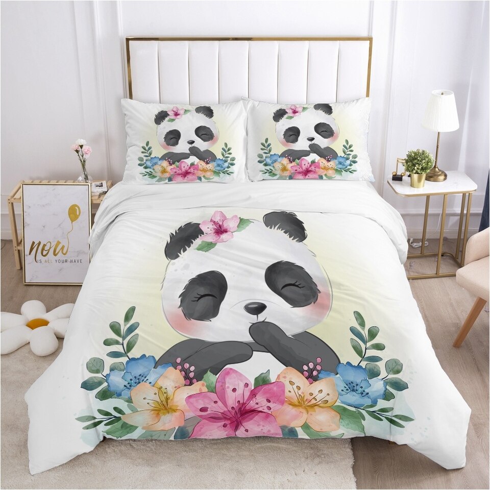 Bettdeckenbezug Prinzessin Panda