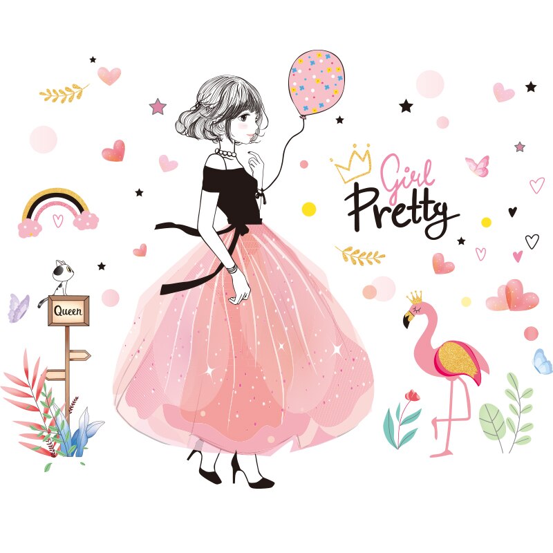 Sticker Prinzessin Pretty Girl