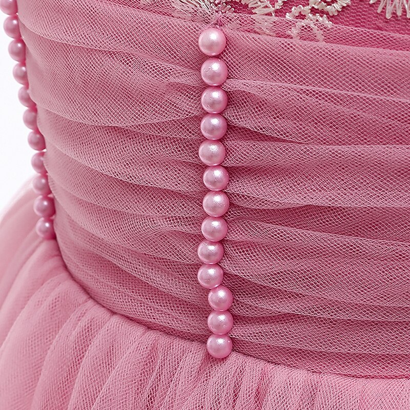 Prinzessin Rosa Abendkleid für Mädchen