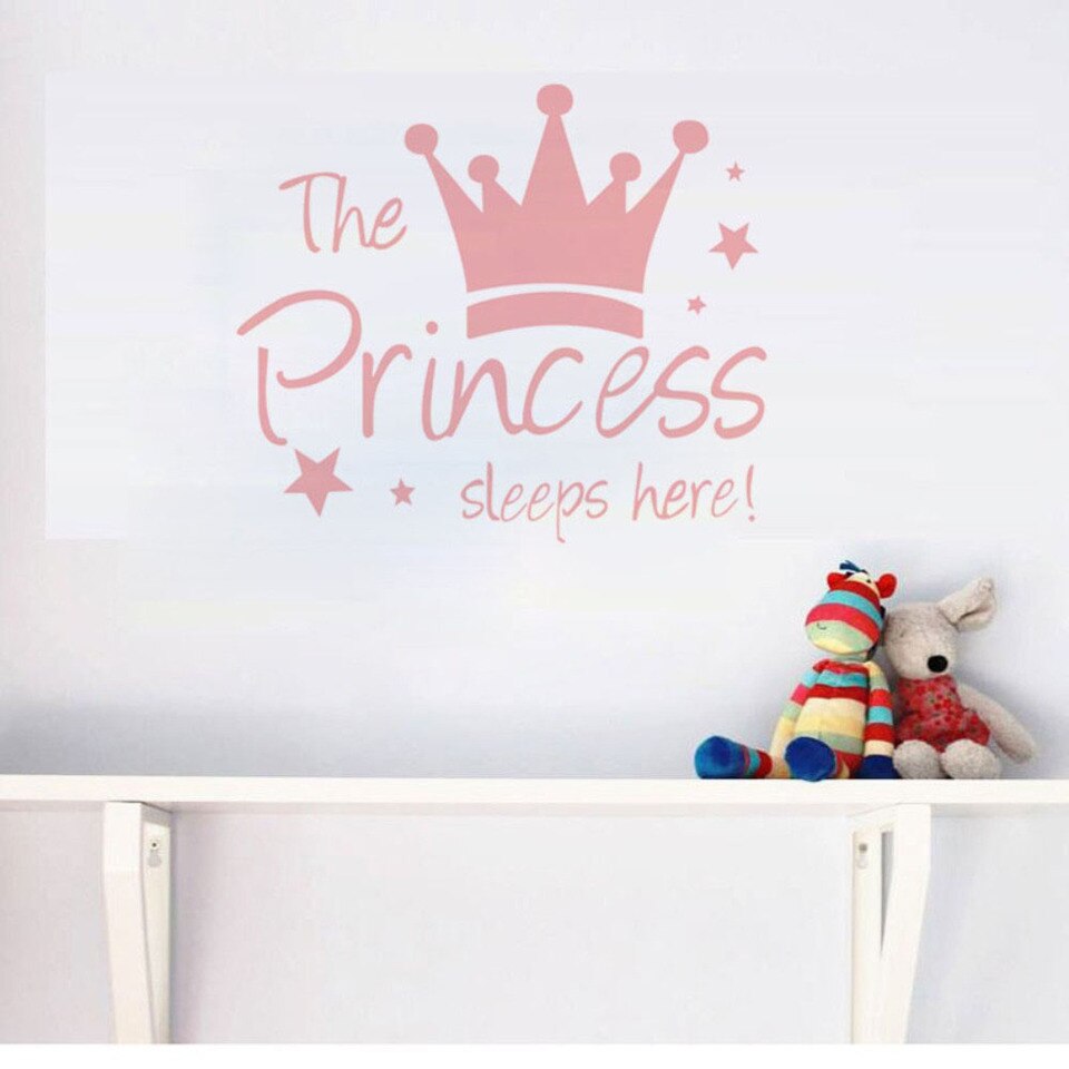 Sticker The Princess Sleeps Here