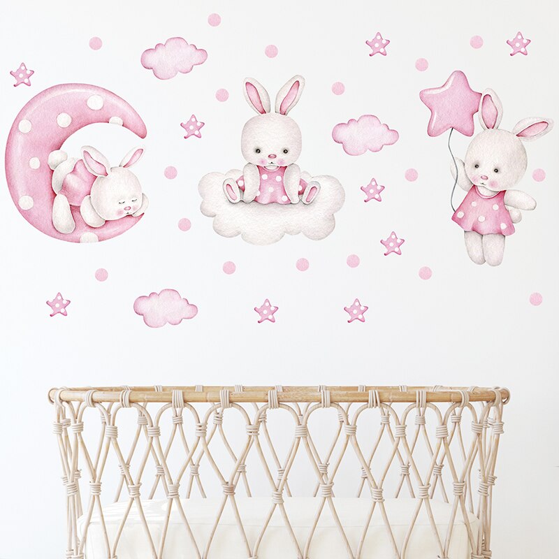 Rose Klistermärken Baby Room