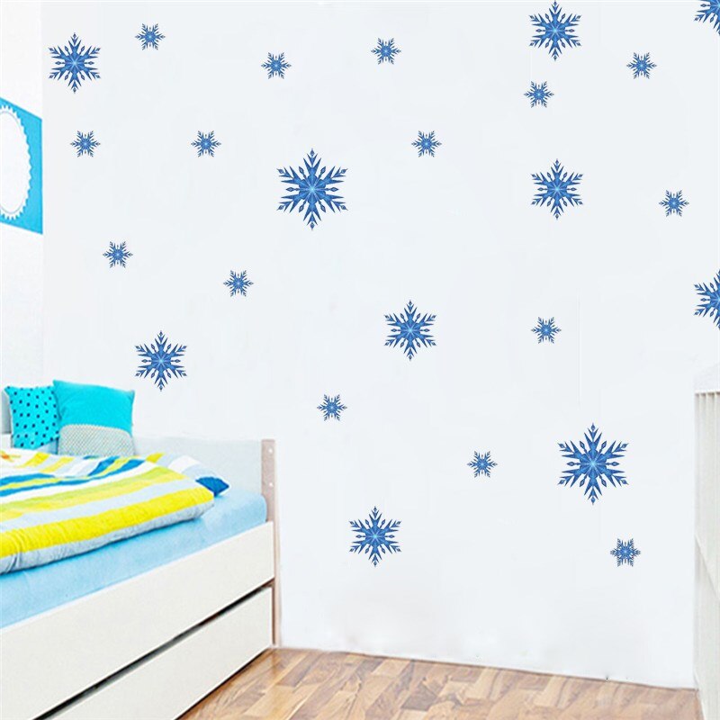 Sticker Schneeflocken Zimmer