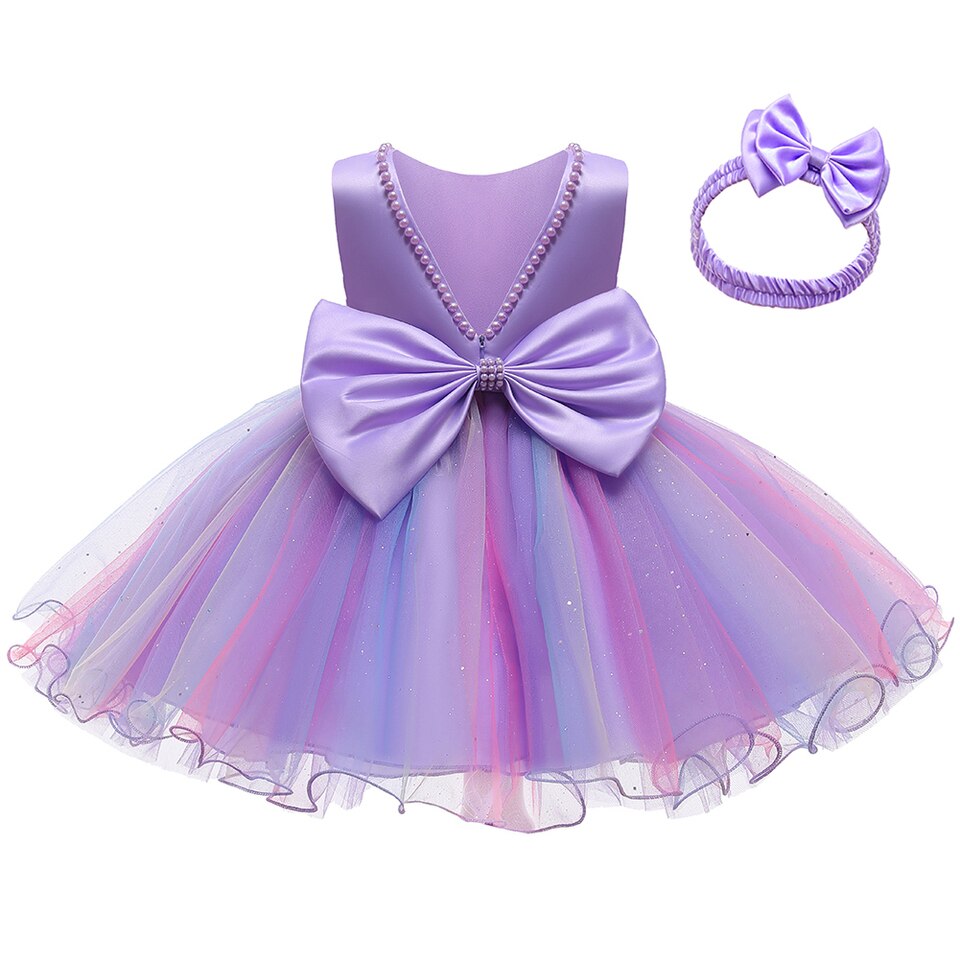 Kleid Prinzessin Baby Violett mit Reflektionen