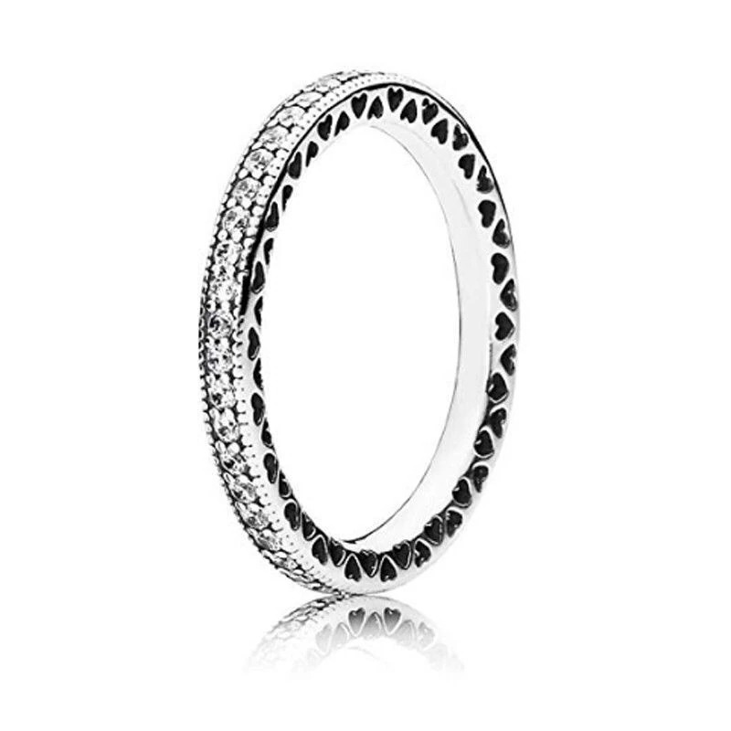 Ring Prinzessin Gravierte Herzen