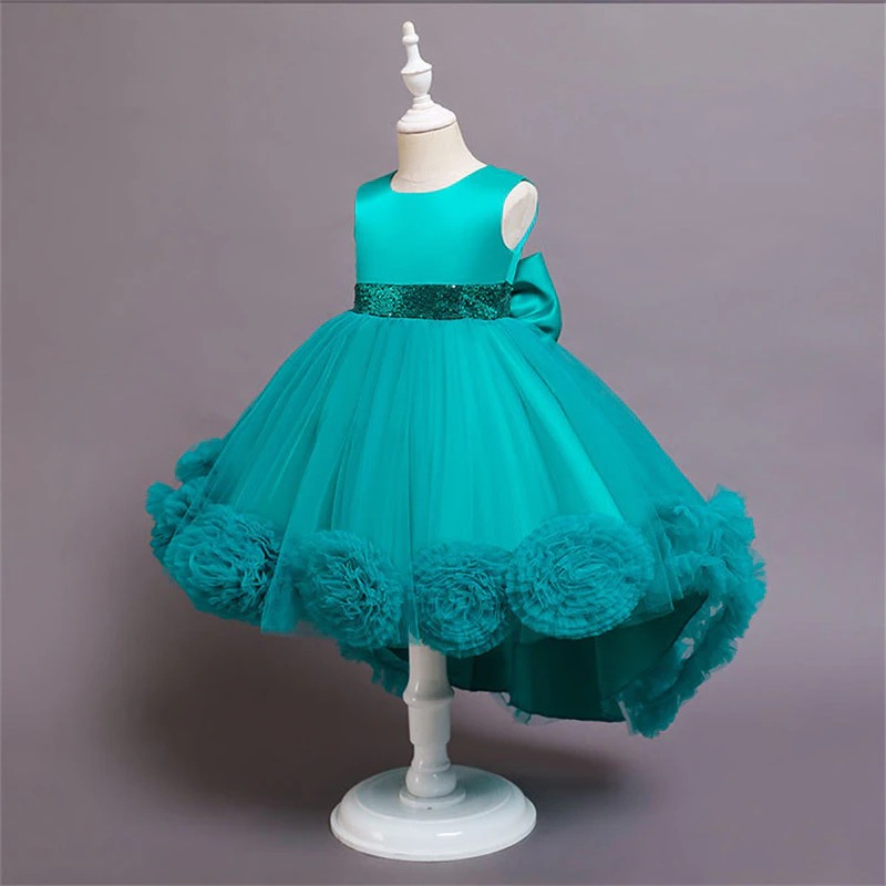 Kleid Prinzessin Grün Froufrou