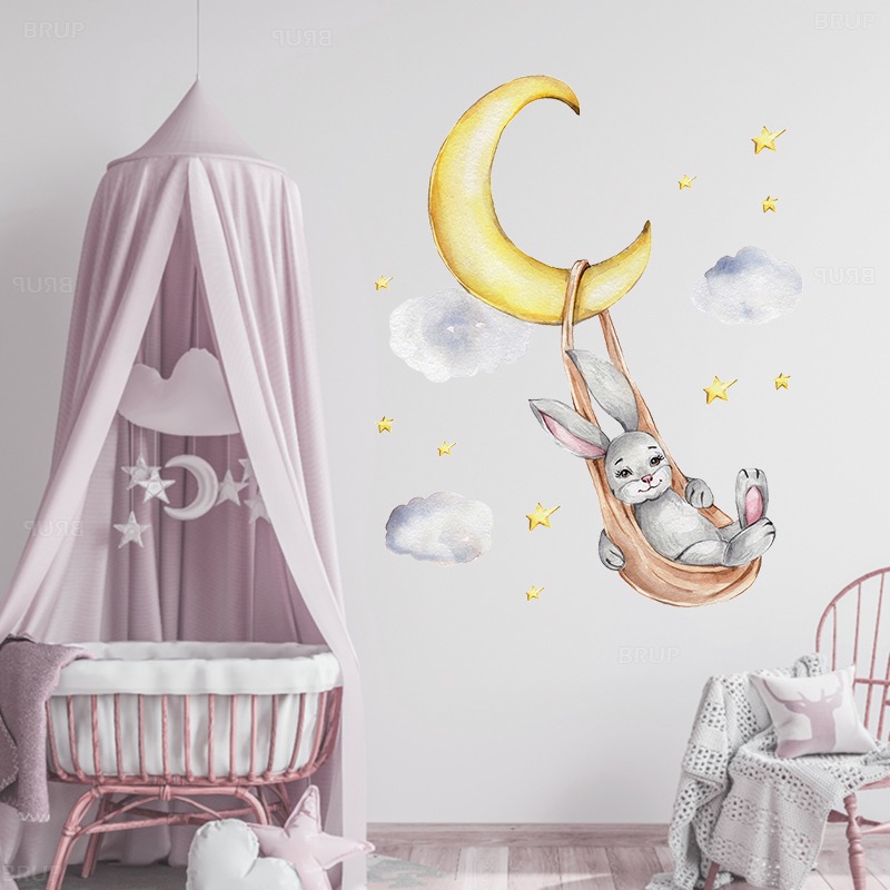 Princess Rabbit Bedroom Sticker