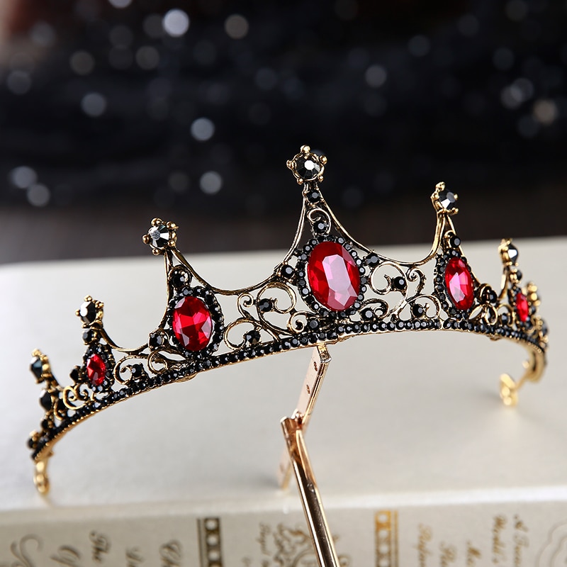 Herz Diadem mit Strass