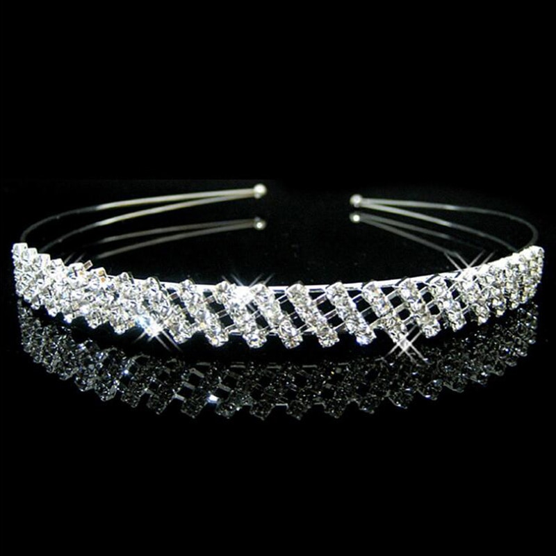 Glitzerndes Strass-Diadem