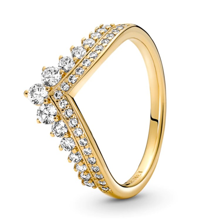 Tiara-Ring Prinzessin Gold