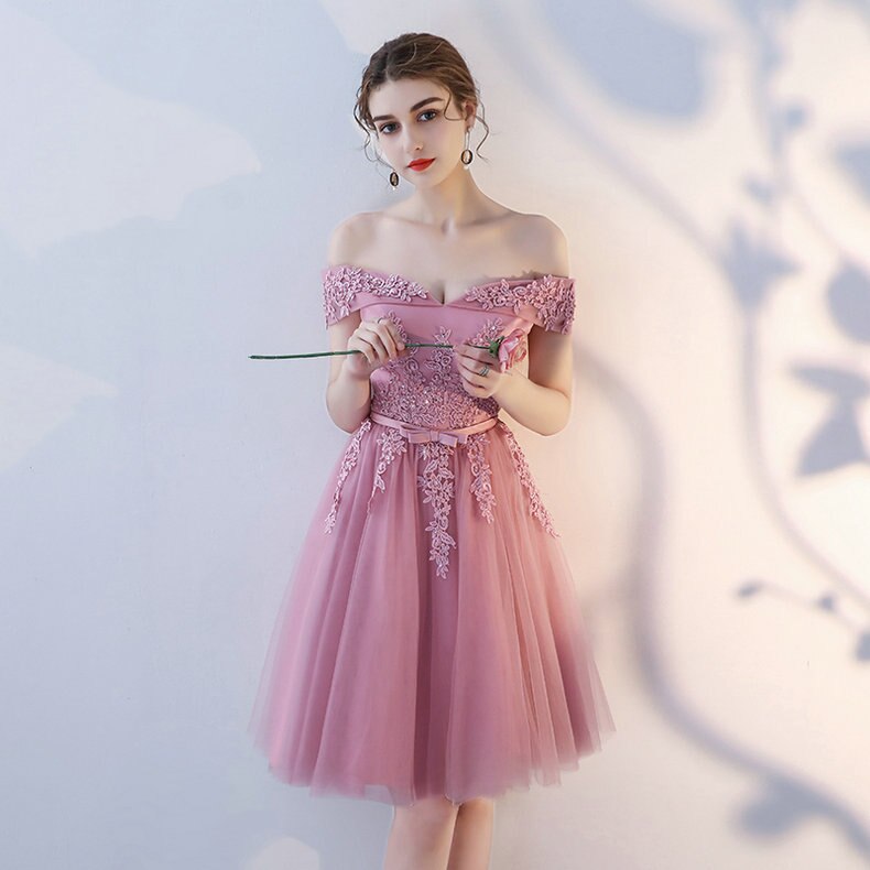 Kurzes Abendkleid Rosa