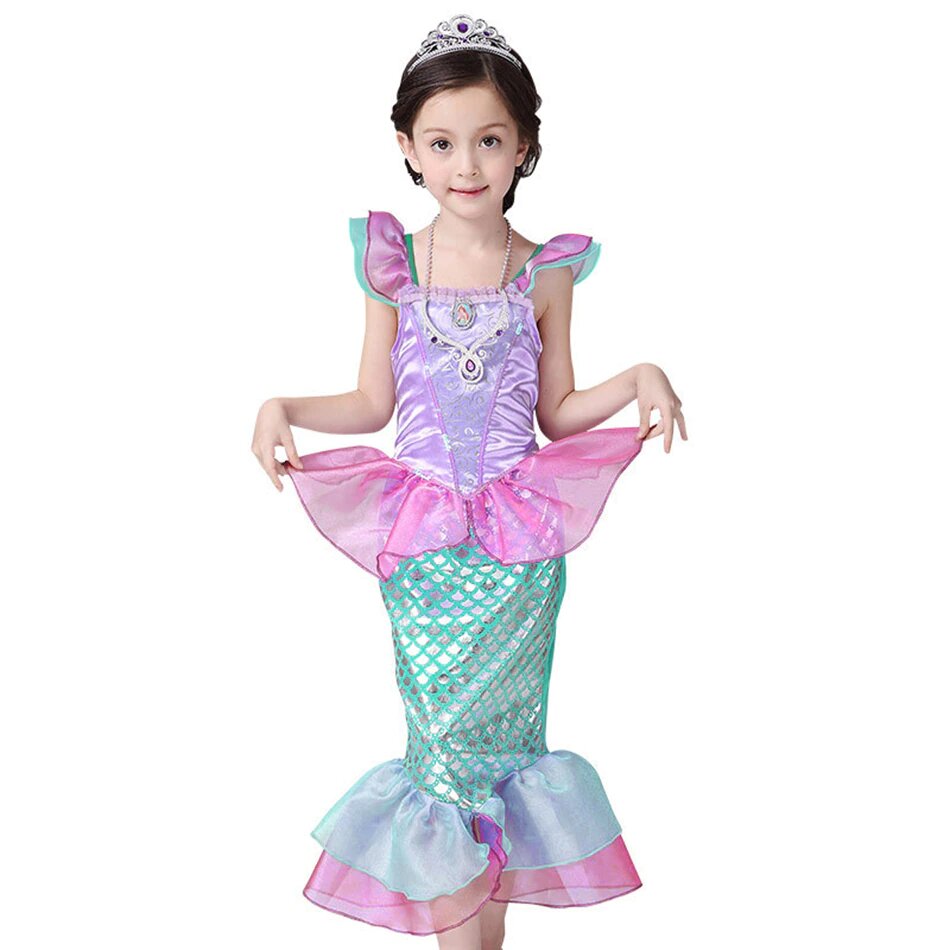 Prinzessin-Ariel-Kleid für Mädchen