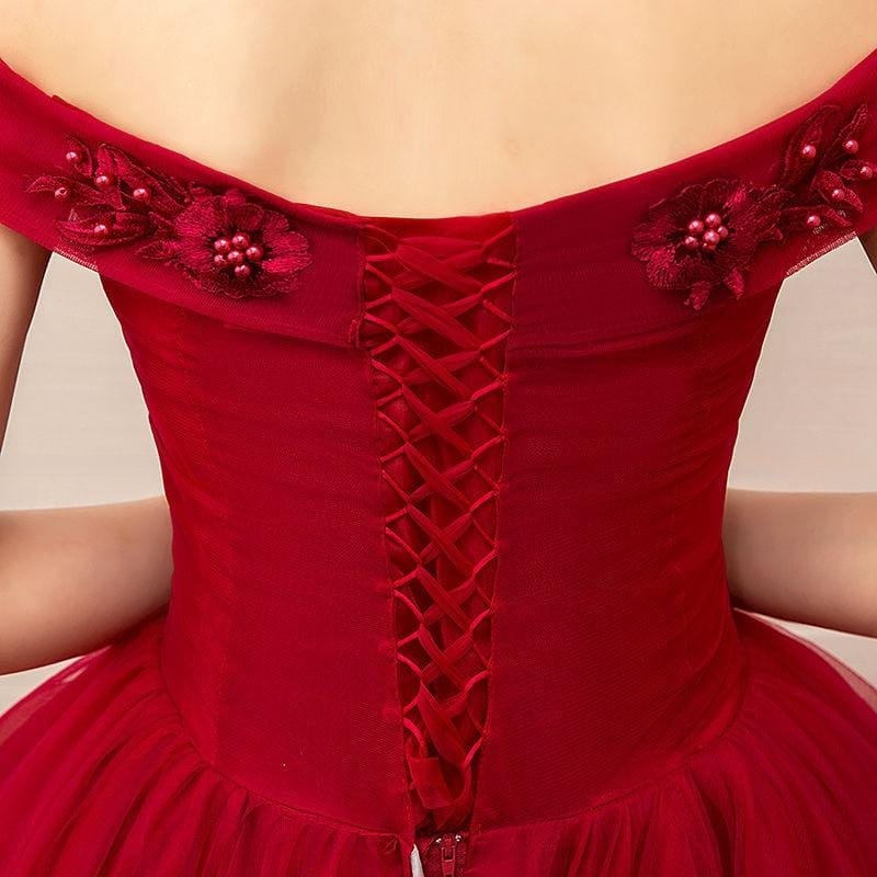 Prinzessin-Kleid für Frauen Rot