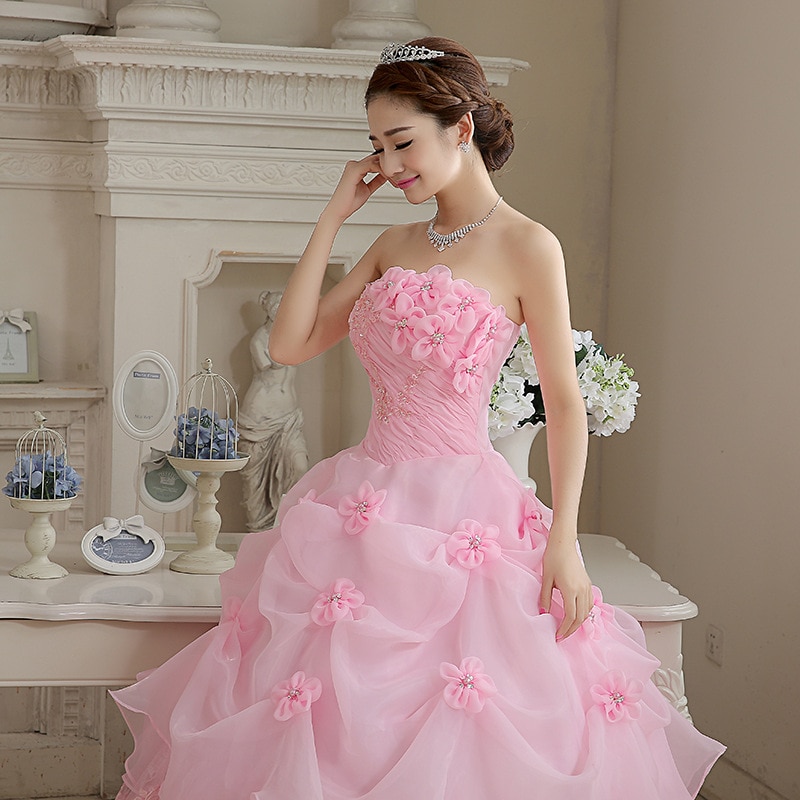 Prinzessin Prinzessin Brautkleider Rosa