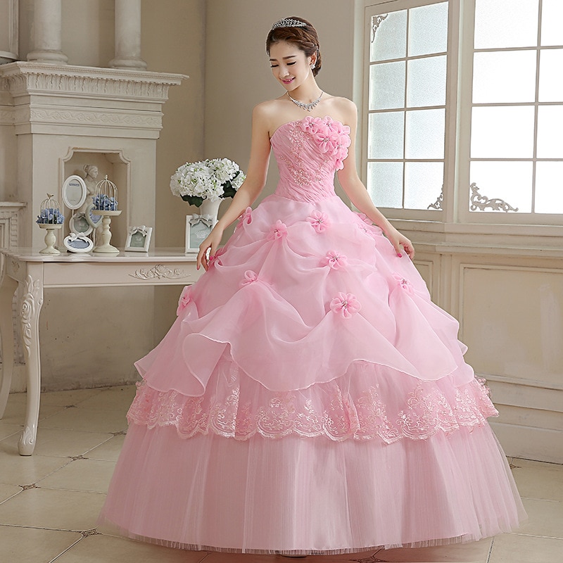 Prinzessin Prinzessin Brautkleider Rosa