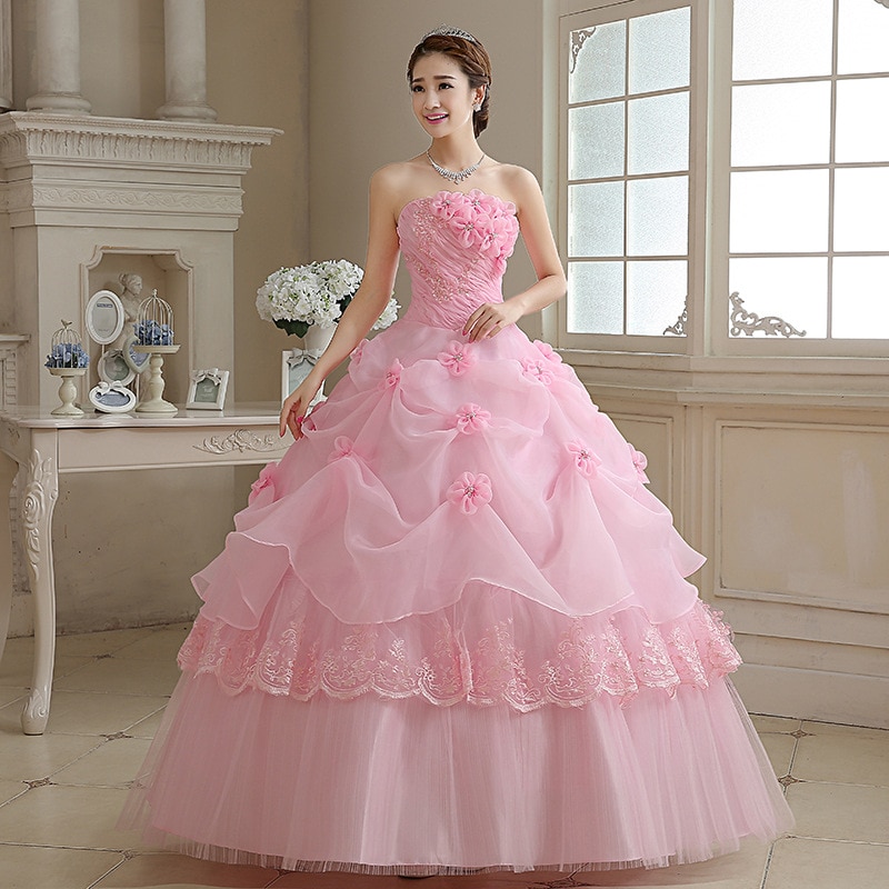 Prinzessin Prinzessin Brautkleider Rosa