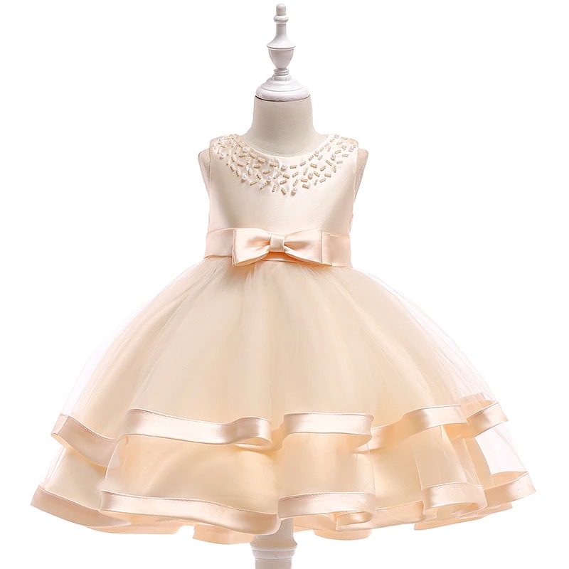 Kleid Prinzessin Baby Champagne für Hochzeit