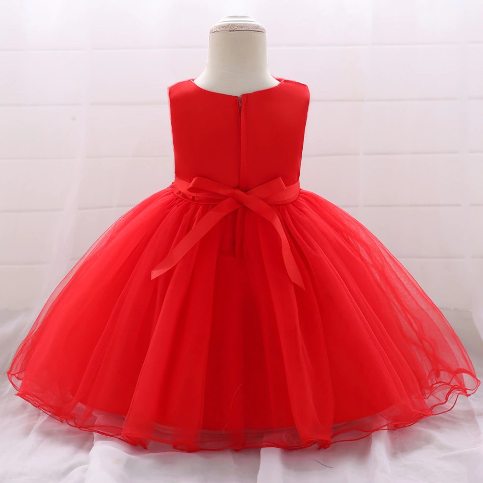 Kleid Prinzessin Baby Rot