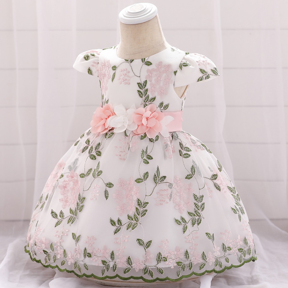 Prinsessa Baby Klänning Vintage Stil