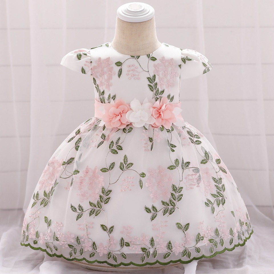 Prinsessa Baby Klänning Vintage Stil