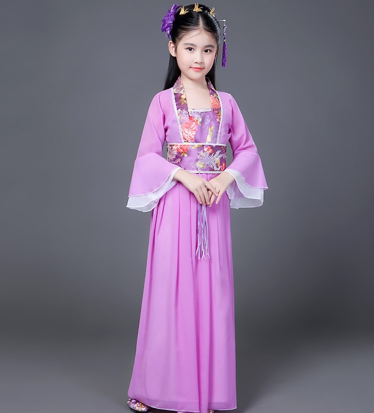 Kleid Prinzessin Chinesisch Violett