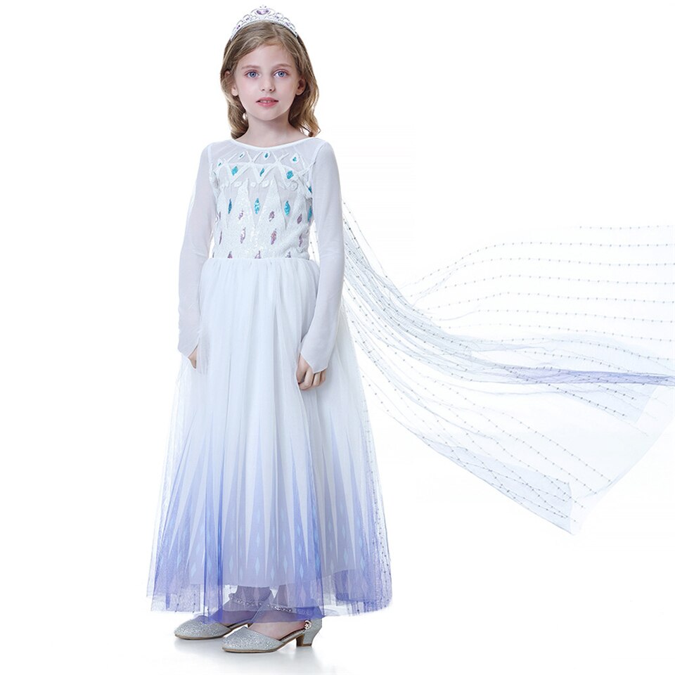 Kleid Prinzessin Elsa Weiß