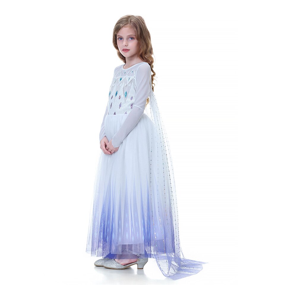 Kleid Prinzessin Elsa Weiß