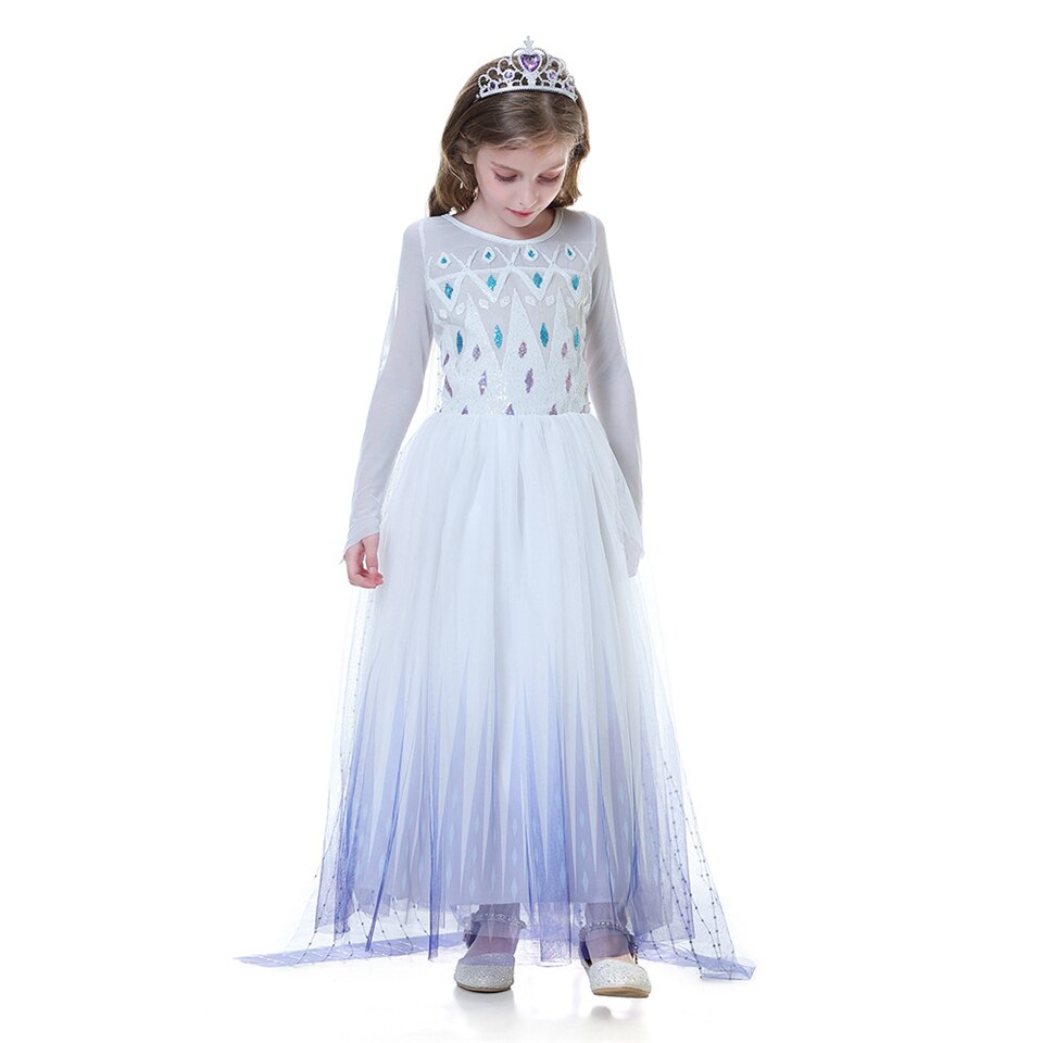 Kleid Prinzessin Elsa Weiß