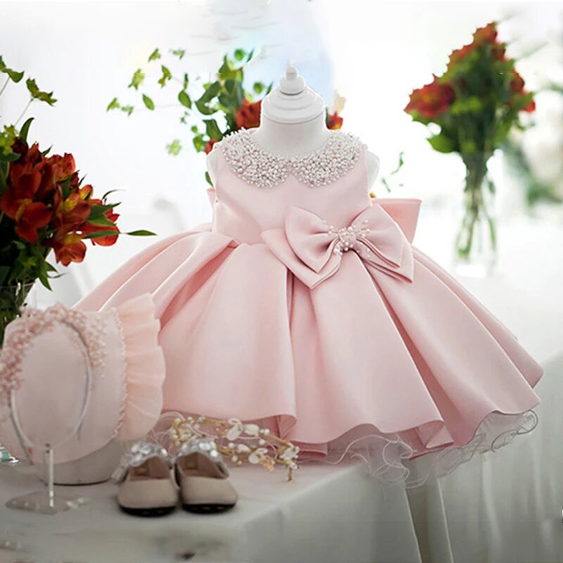 Prinzessinenkleid aus Satin für Mädchen und Babys