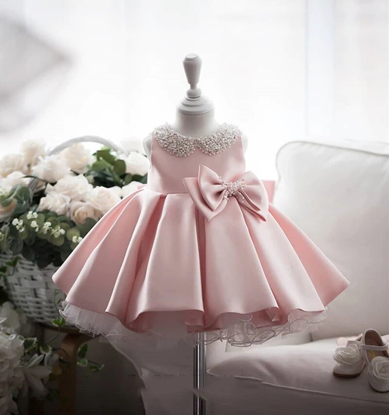 Prinzessinenkleid aus Satin für Mädchen und Babys