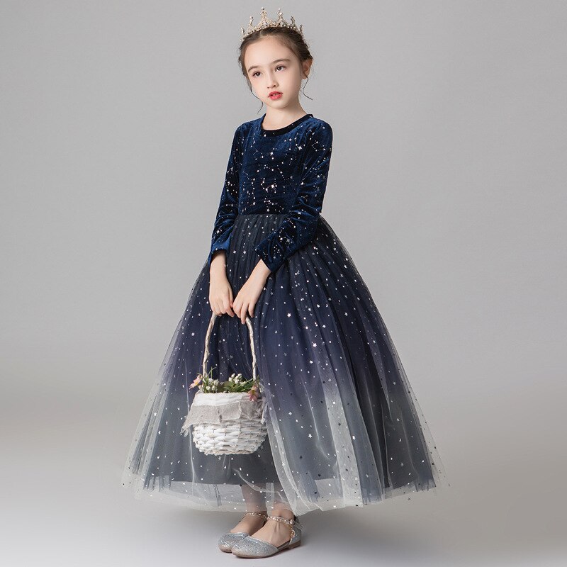 Kleid Prinzessin Sternchen Nachtblau