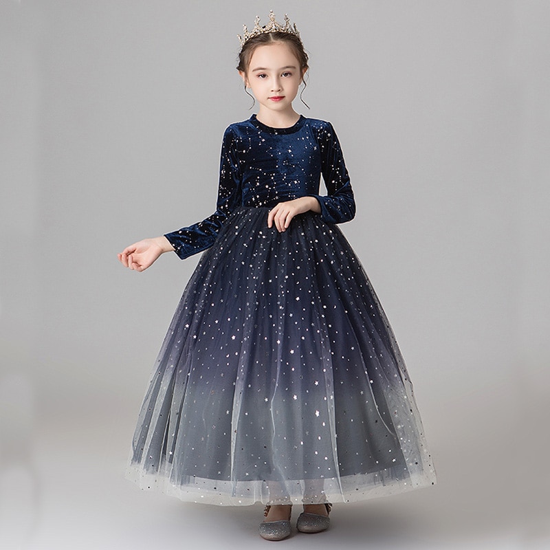 Kleid Prinzessin Sternchen Nachtblau