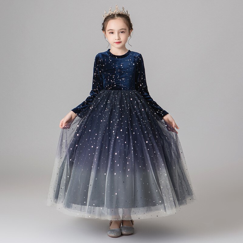 Kleid Prinzessin Sternchen Nachtblau