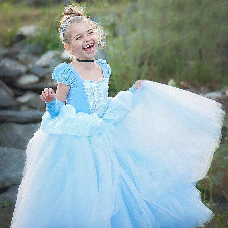 Kleid Prinzessin Mädchen Cinderella