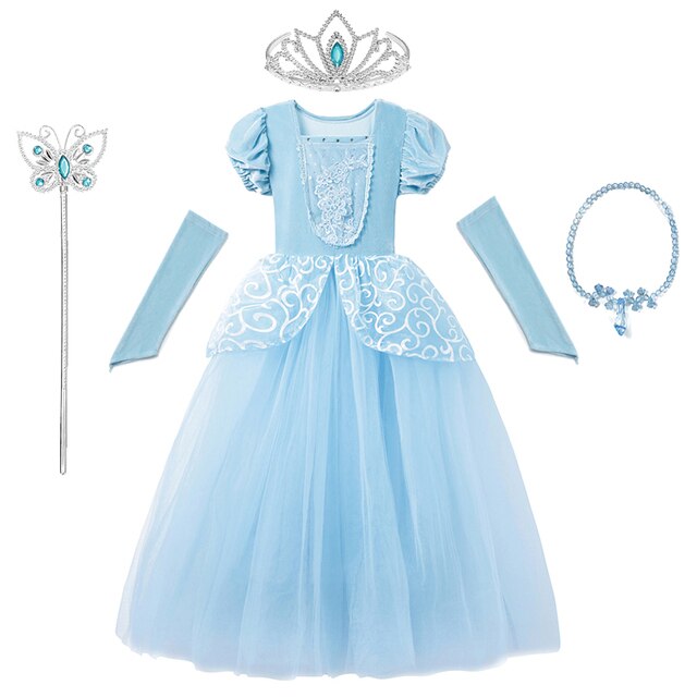 Kleid Prinzessin Mädchen Cinderella