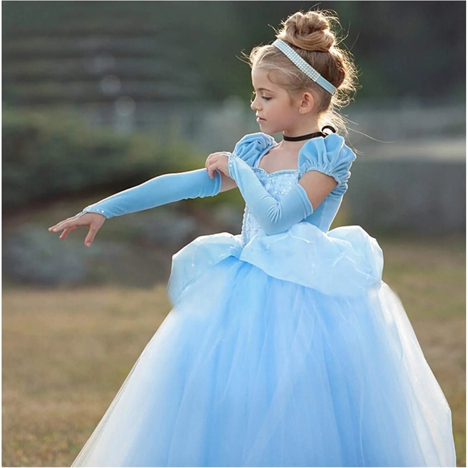 Kleid Prinzessin Mädchen Cinderella