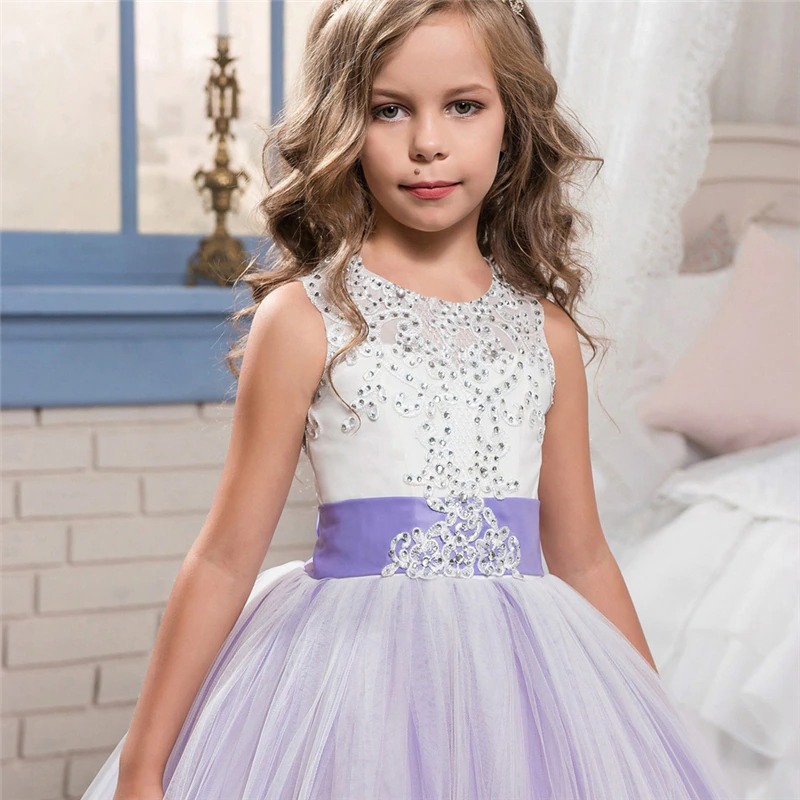 Kleid Prinzessin Mauve für Mädchen