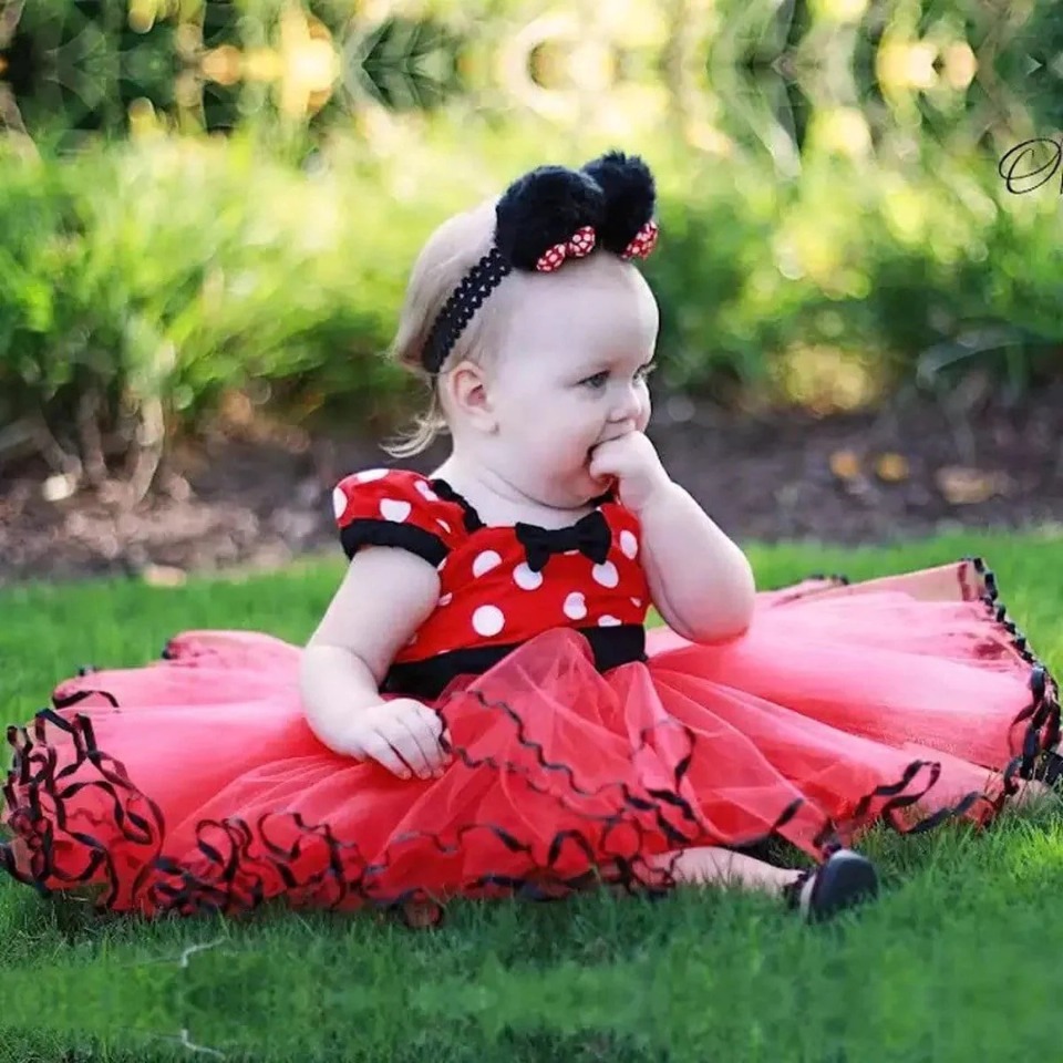 Prinzessin-Minnie-Kleid für Babys