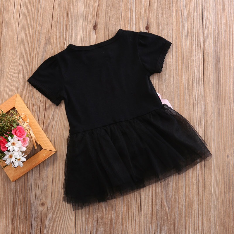 Kleid Prinzessin Schwarz für Babys