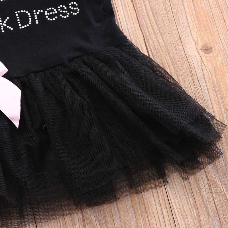 Kleid Prinzessin Schwarz für Babys