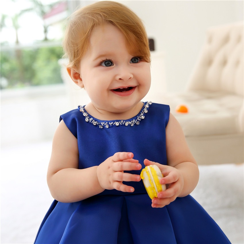 Prinzessinnenkleid für Babys Blau