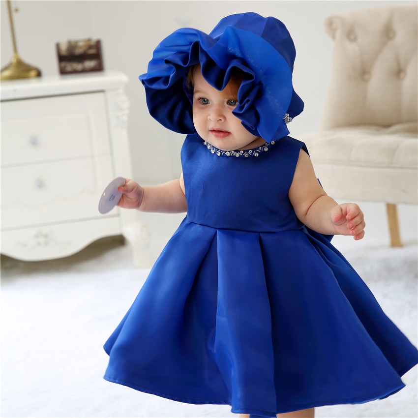 Prinzessinnenkleid für Babys Blau