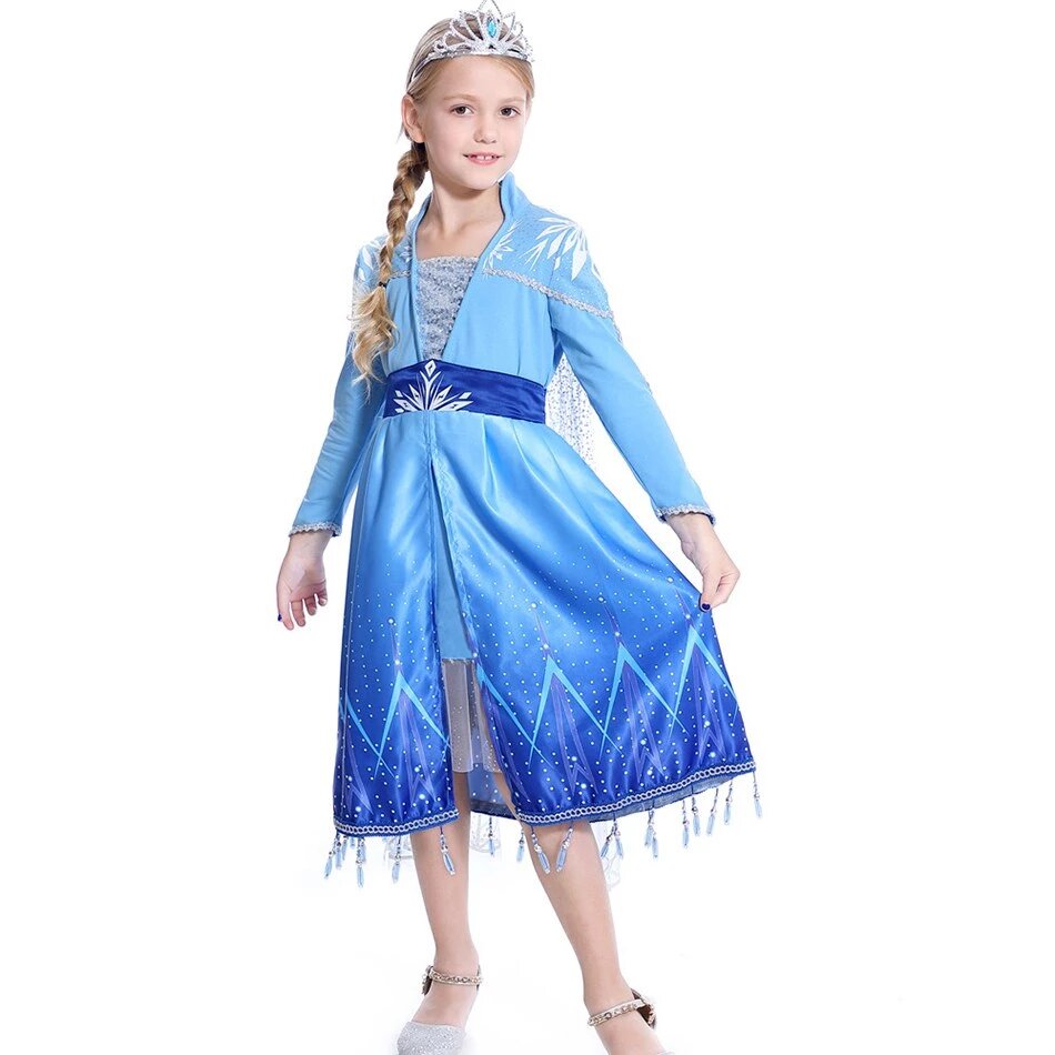 Kleid Prinzessin Schneekönigin Elsa