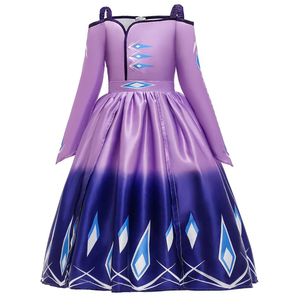 Kleid Prinzessin Schneekönigin Elsa Violett