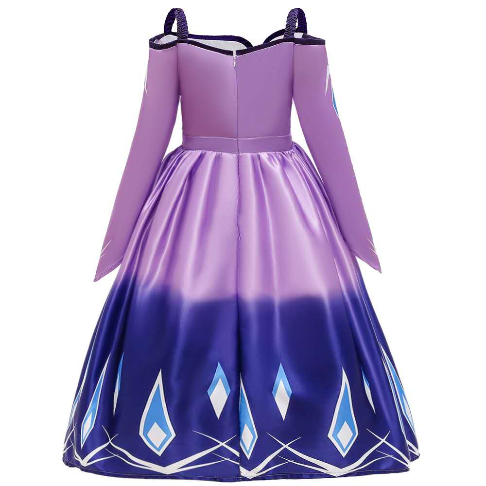 Kleid Prinzessin Schneekönigin Elsa Violett