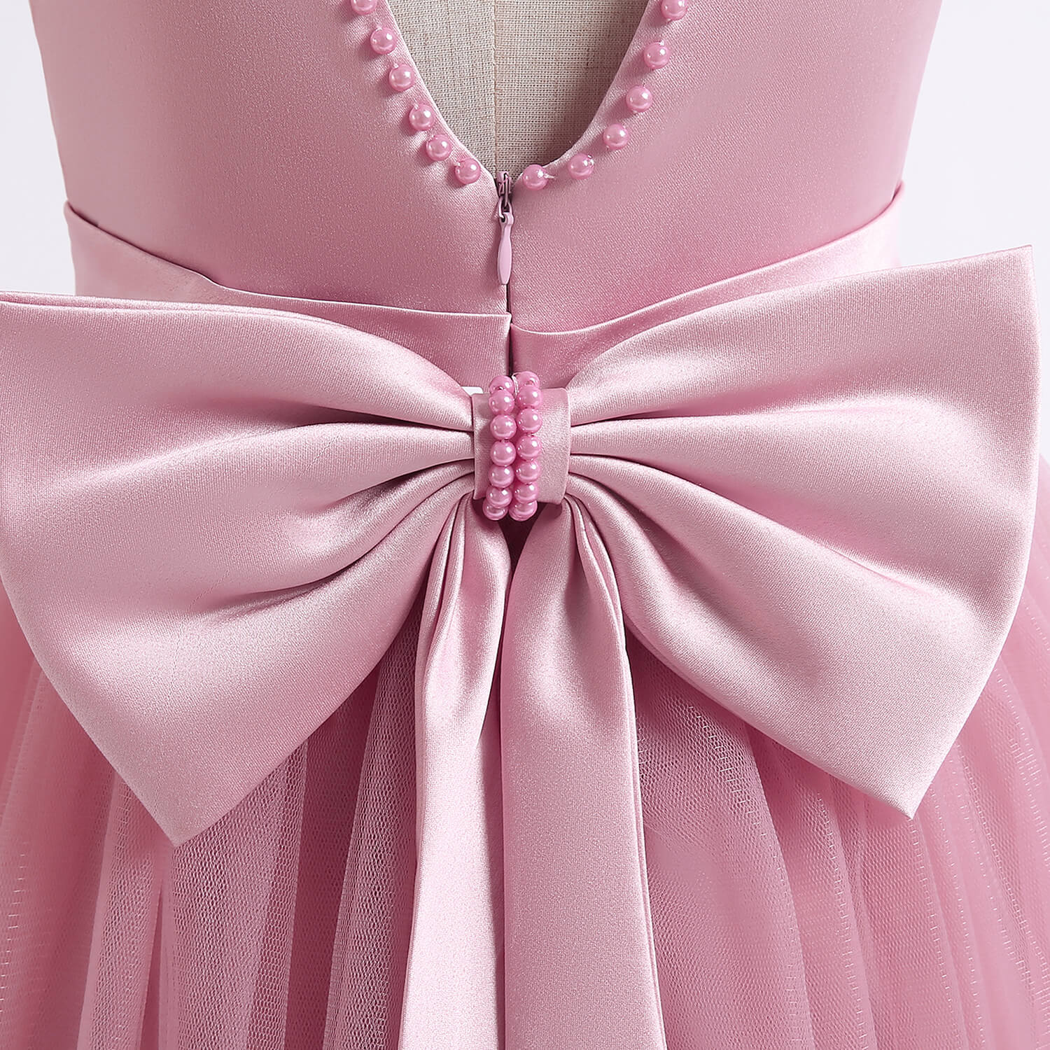 Kleid Prinzessin Rosa Mit Perlen