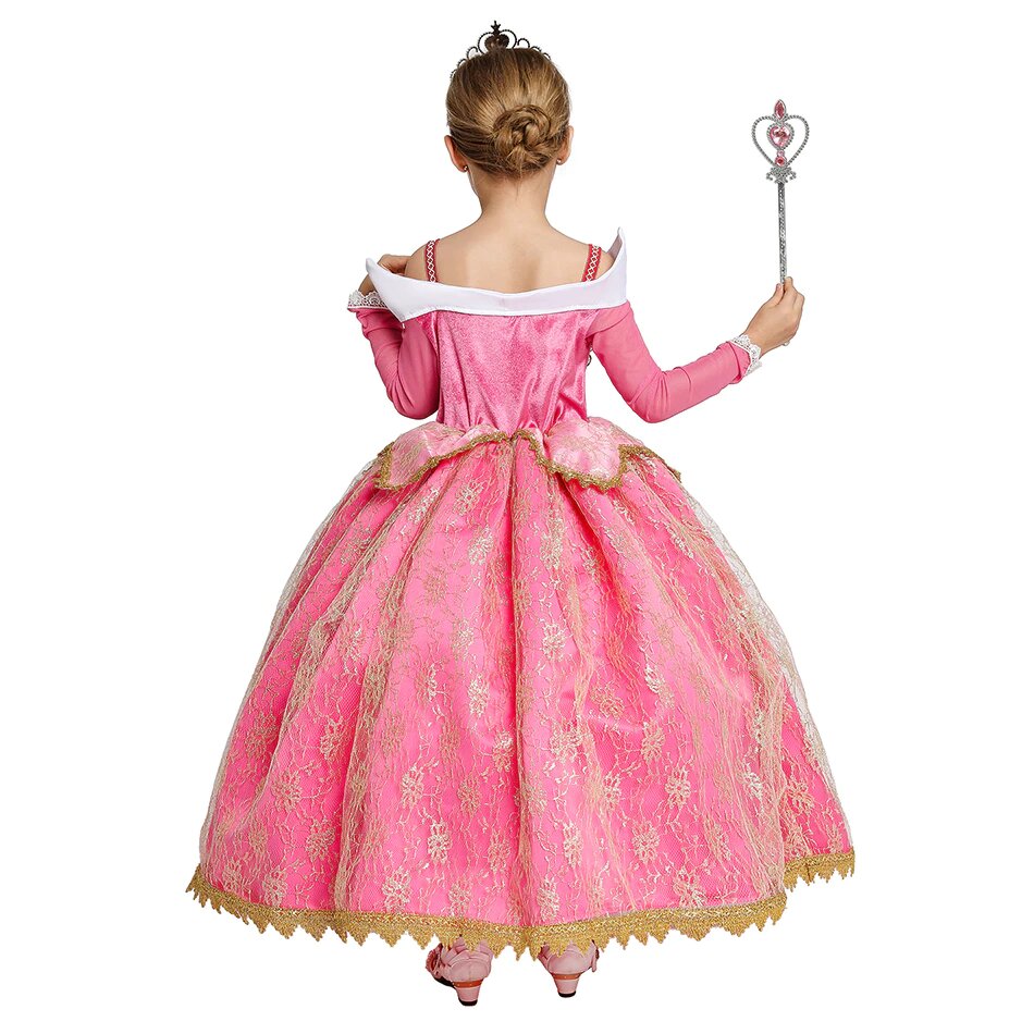 Kleid Prinzessin Royale Rosa für Mädchen