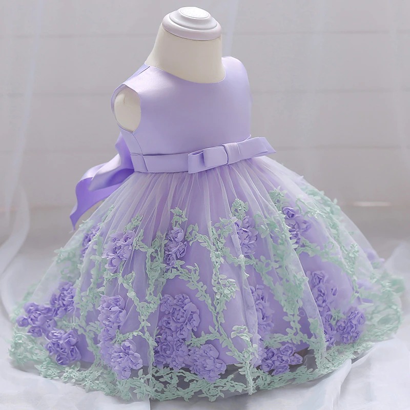 Prinzessin Lila Kleid für Babys